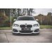 Накладка сплиттер на передний бампер на BMW 1 F20 / F21 M-Pack / M140i рестайл